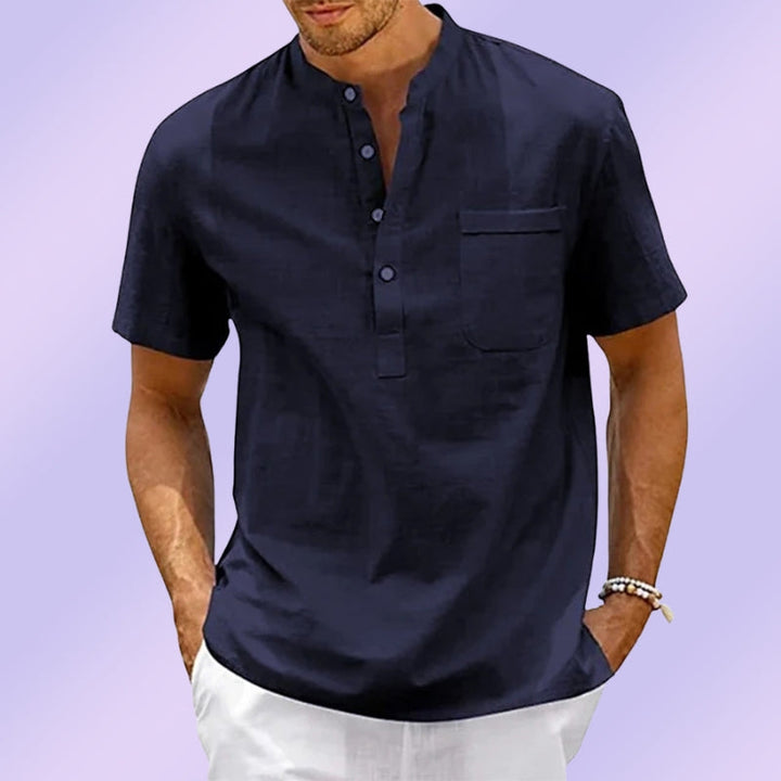 Vicent - Camiseta Elegante De Linen
