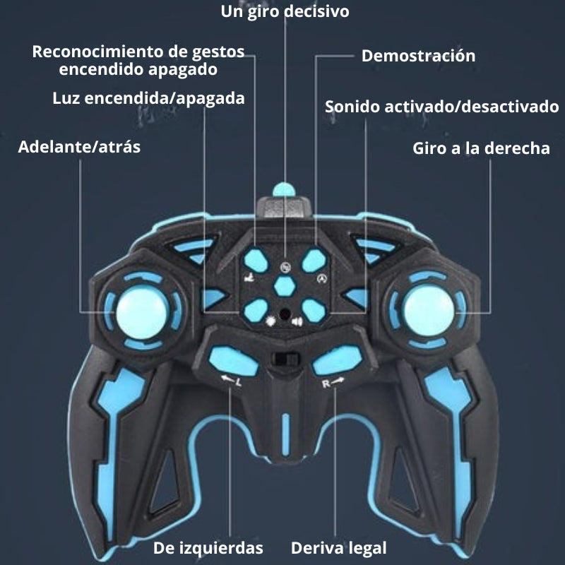 GyroRacer - Coche Teledirigido Acrobático Con Sensor Gestual