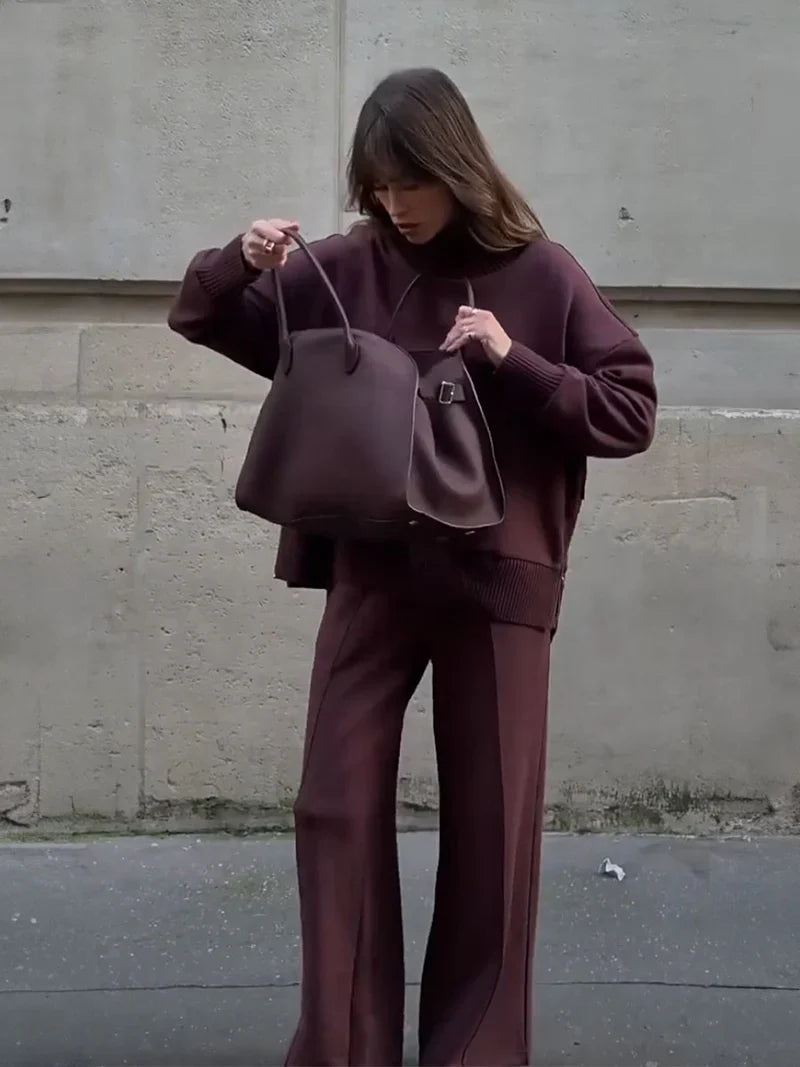 Nogaelle - Elegante Conjunto de Sudaderas Holgadas