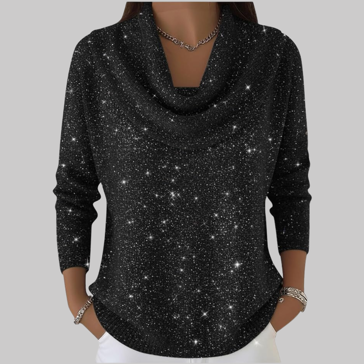 Ayelet - Jersey De Cuello Alto Suave Con Estampado De Estrellas