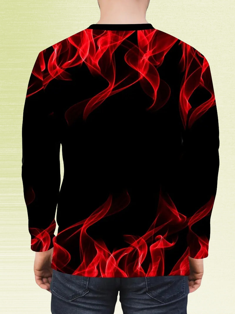 Bartlett - Camisa Informal De Manga Larga Con Cuello Redondo