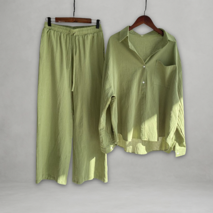 Ottavia - Elegante Conjunto De Dos Piezas Para Verano