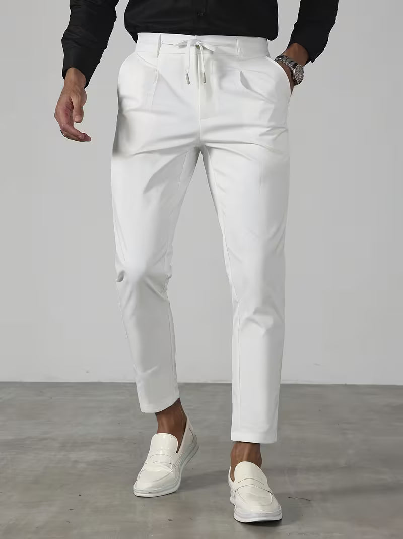 Krsto - Pantalones Con Cinturilla De Alta Gama