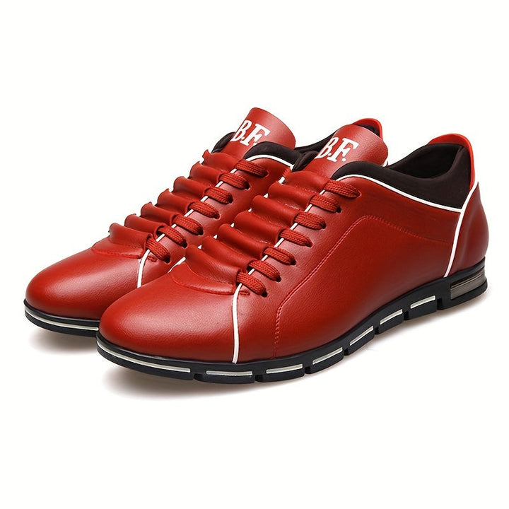 Ankan - Zapatillas De Cordones De Cuero