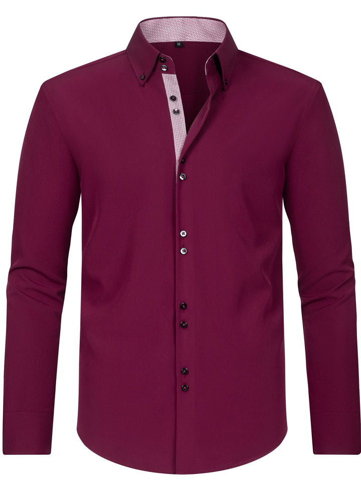 Remco - Elegante Botón arriba Camisa