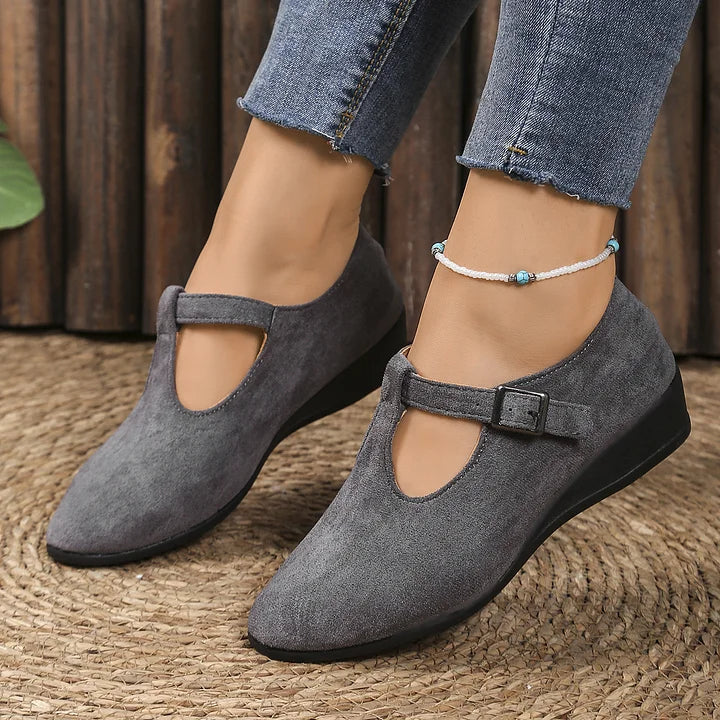 Nannie - Mocasines Ortopédicos Cómodos Con Hebilla