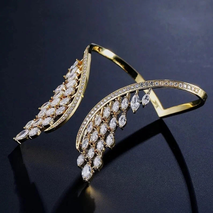 Evita - Pulsera y Anillo Alas de Ángel