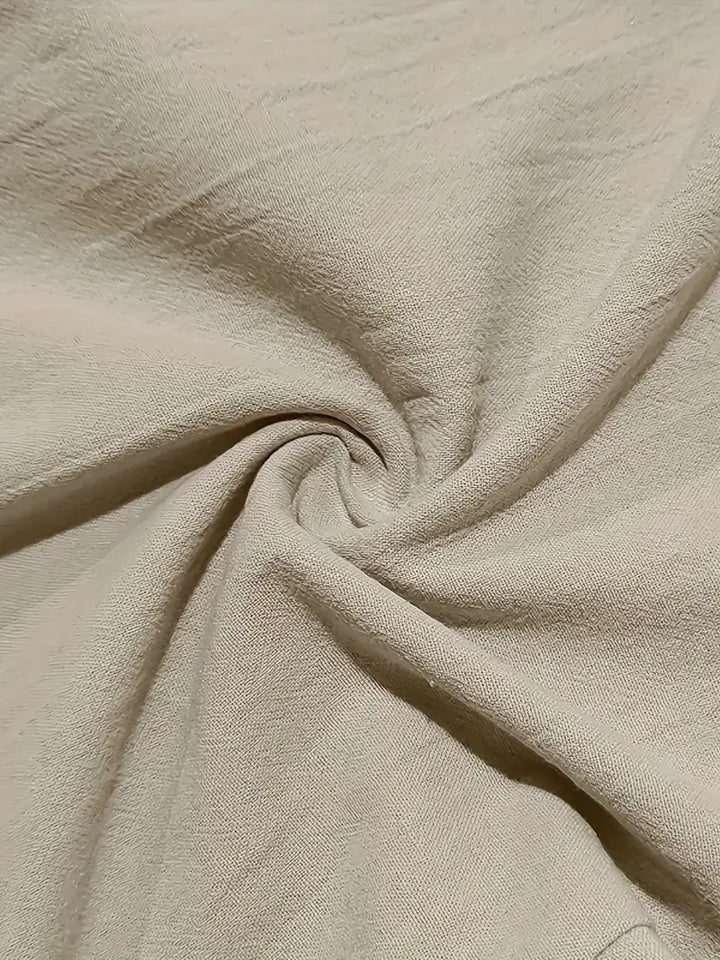 Nichols - Pantalón Holgado De Lino Con Cordón Ajustable