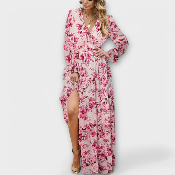 Vanna - Elegante Vestido de Manga Larga