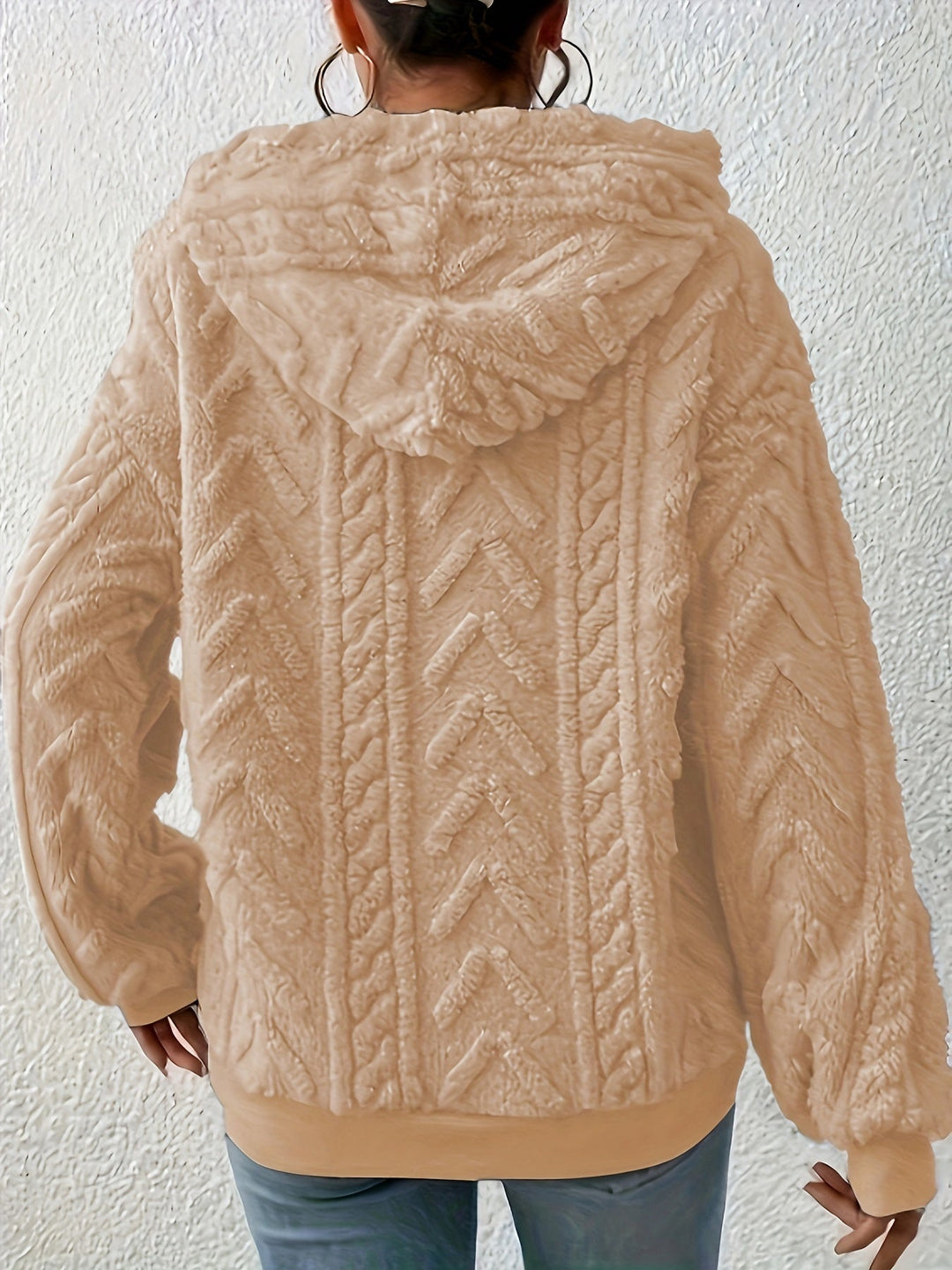 Andrine - Manga Larga Con Capucha Chaqueta