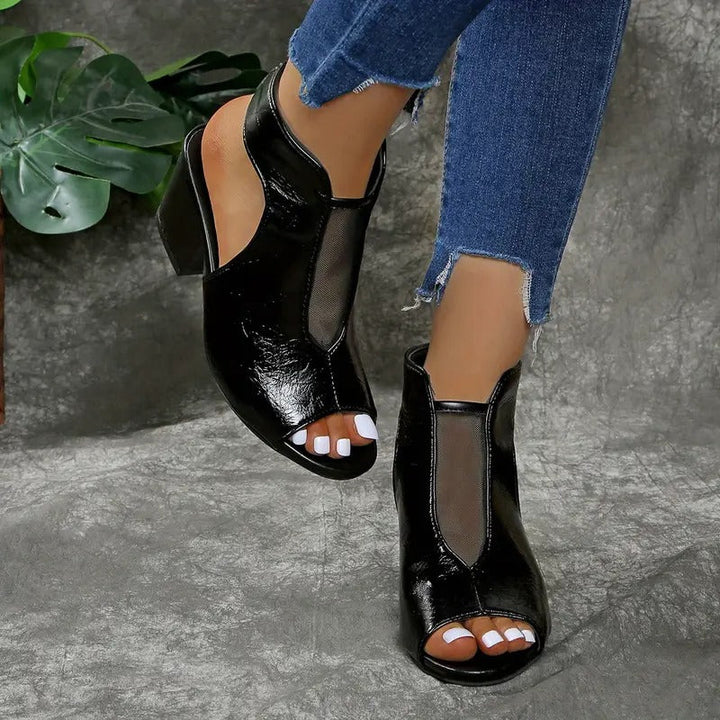 Thomis - Sandalias De Cuero Antideslizantes Con Punta Abierta