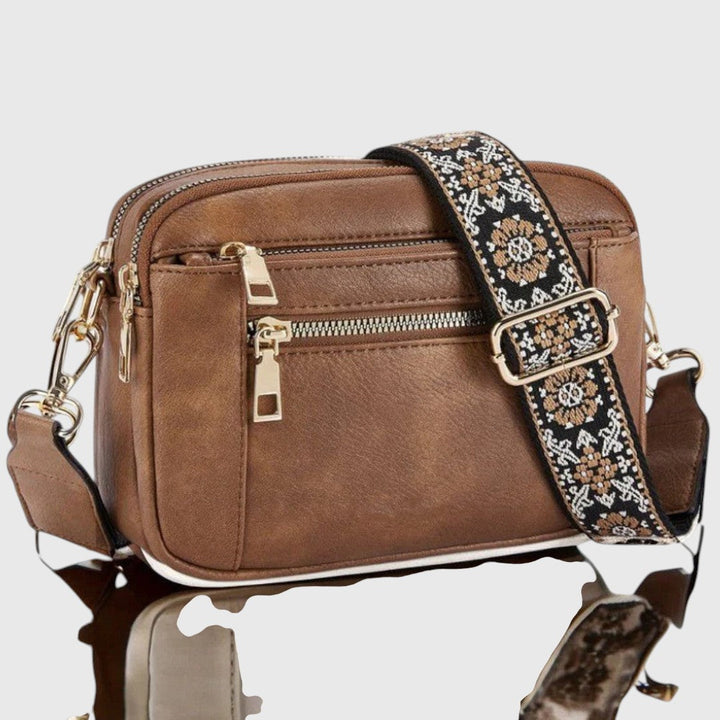 Sharena - Bolso Bandolera Con Correa De Flores
