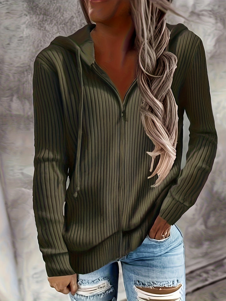 Moira - Sudaderas Con Capucha, Cremallera y Cordón Regulable, Manga Larga