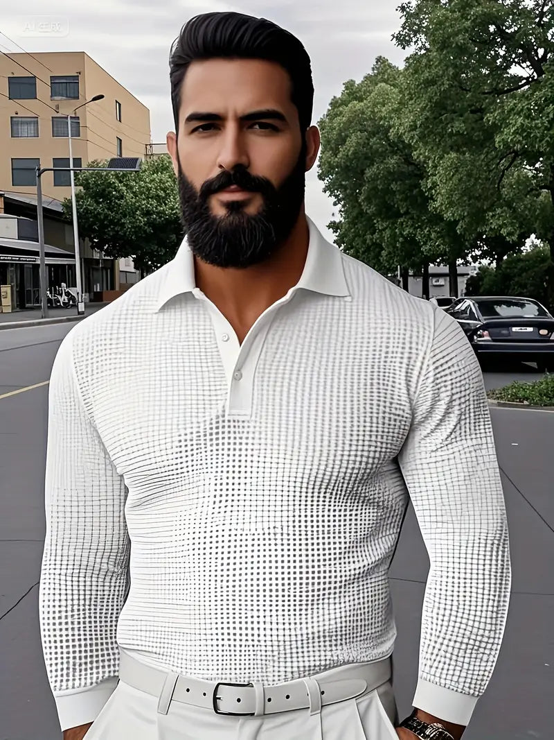 Ellsworth - Camisa De Manga Larga Con Cuello