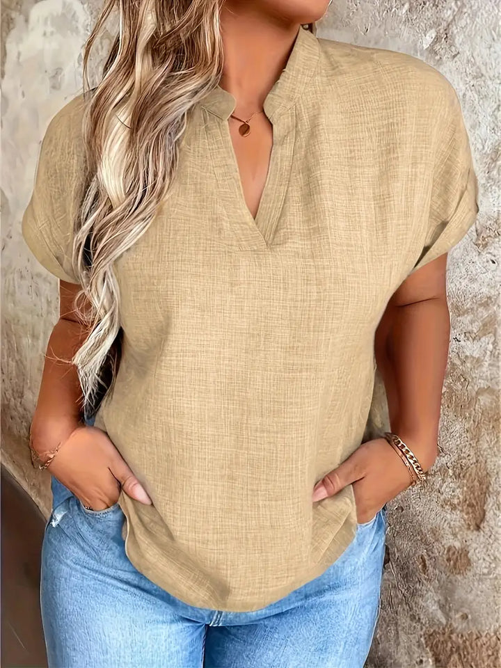 Rosabelle - Blusa Informal Con Cuello En V