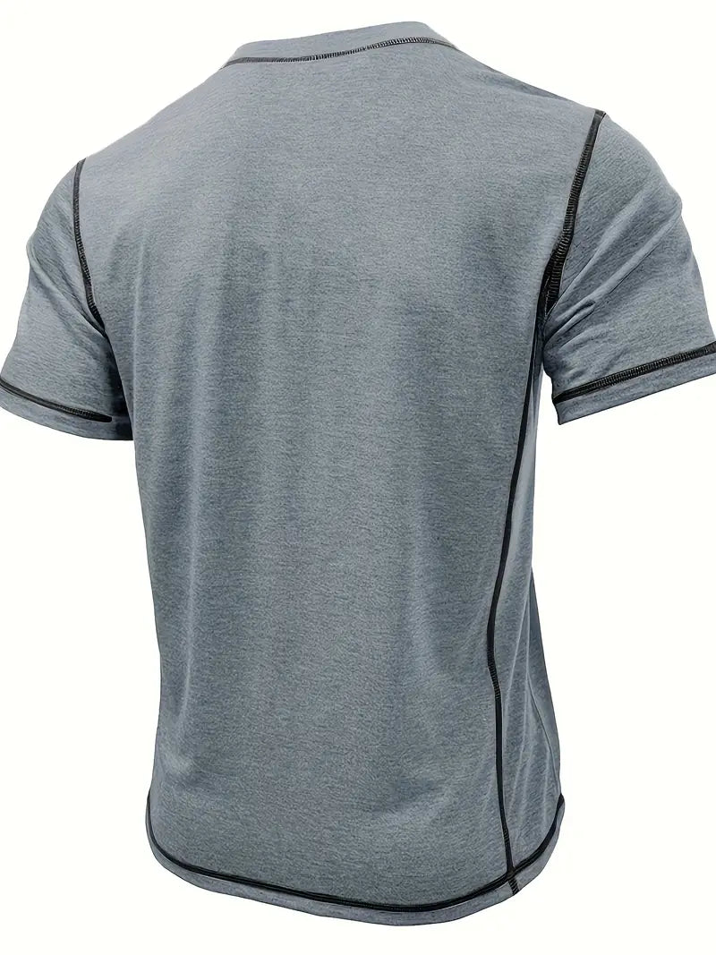 Orazio - Manga Corta Camiseta Con  Botón