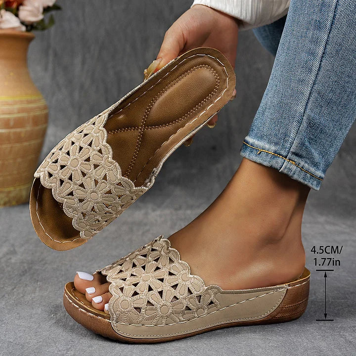 Navodya - Sandalias Elegantes Con Motivos de Peces