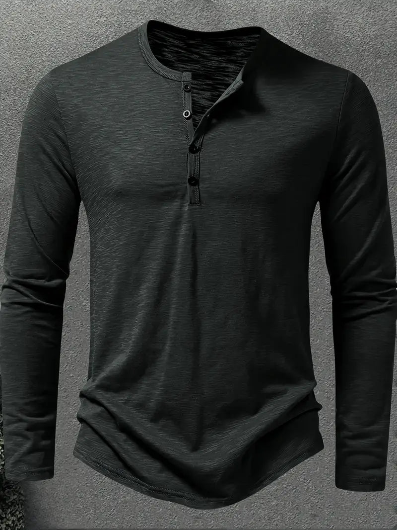 Zekeriya - Camisa de Manga Larga con Botones