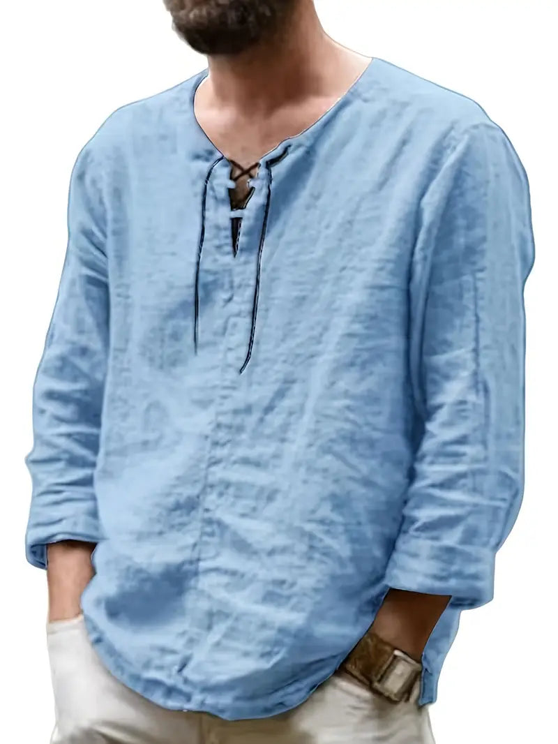 Pawel - Algodón Camisa De Manga Larga De
