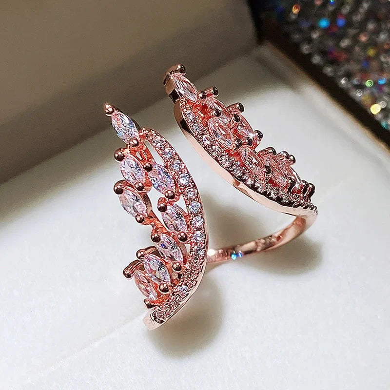 Evita - Pulsera y Anillo Alas de Ángel