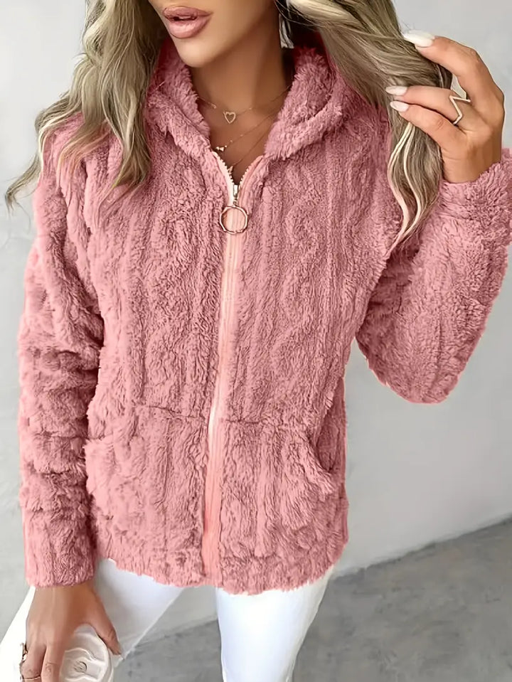 Ganka - Sudadera Con Capucha y Cremallera De Manga Larga