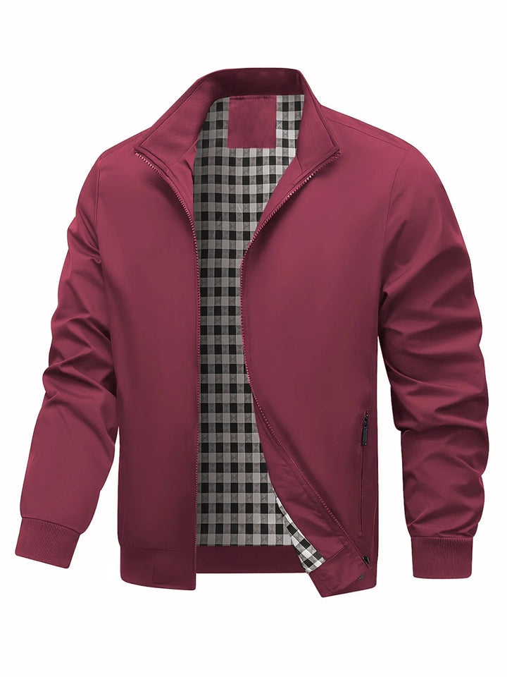 Charith - Chaqueta Informal de Manga larga Con Cremallera