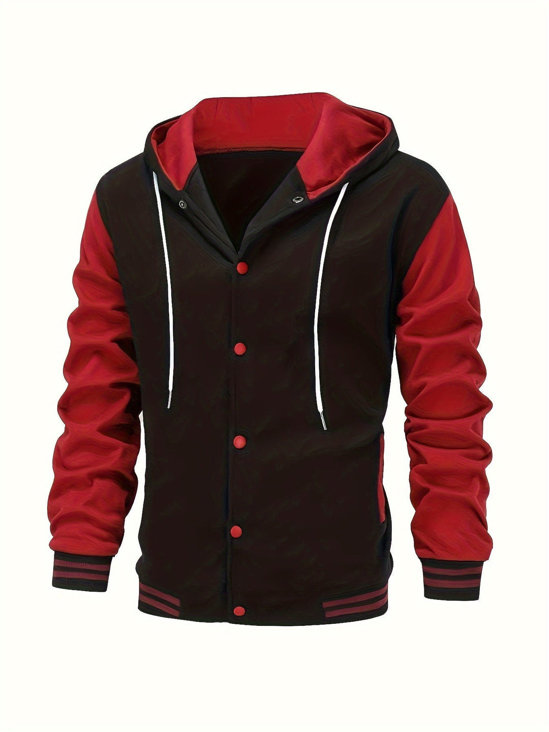 Askhat - Chaqueta De Béisbol De Manga Larga Con Capucha