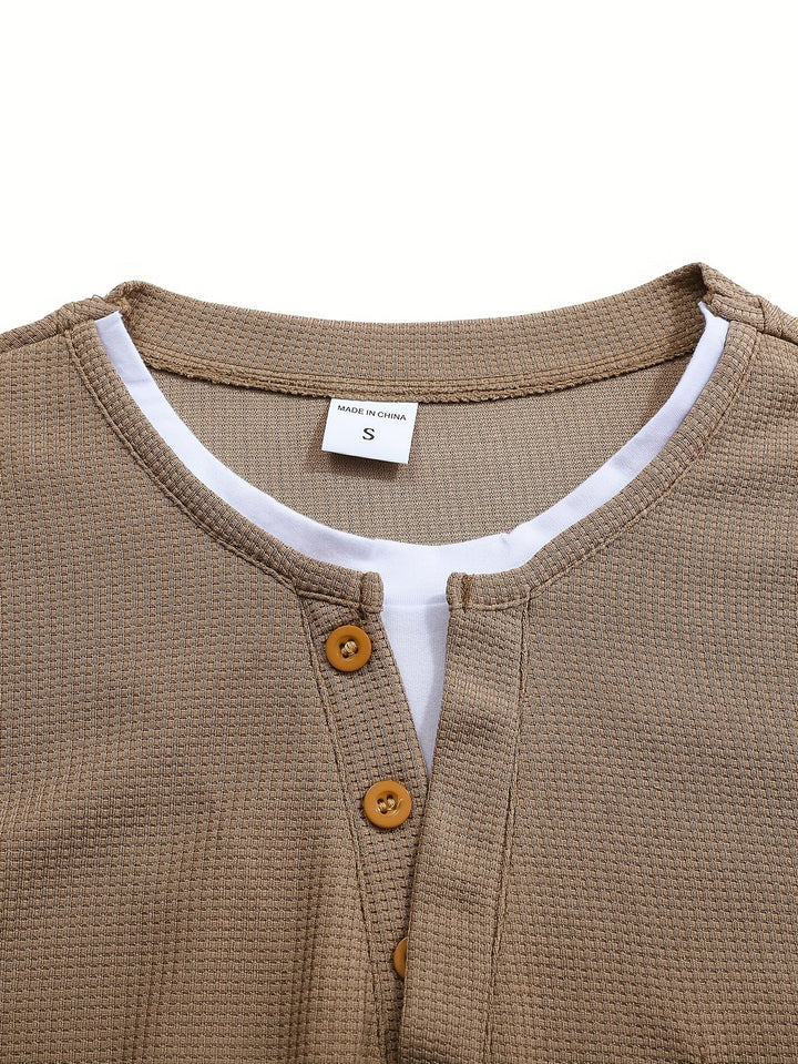 Wladimir - Polo De Manga Larga Con Botones y Bolsillo