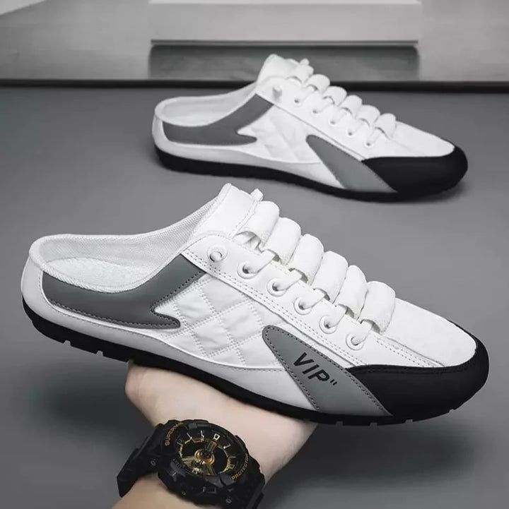 Somkiat - Zapatillas Deportivas Informales Con Talón Abierto
