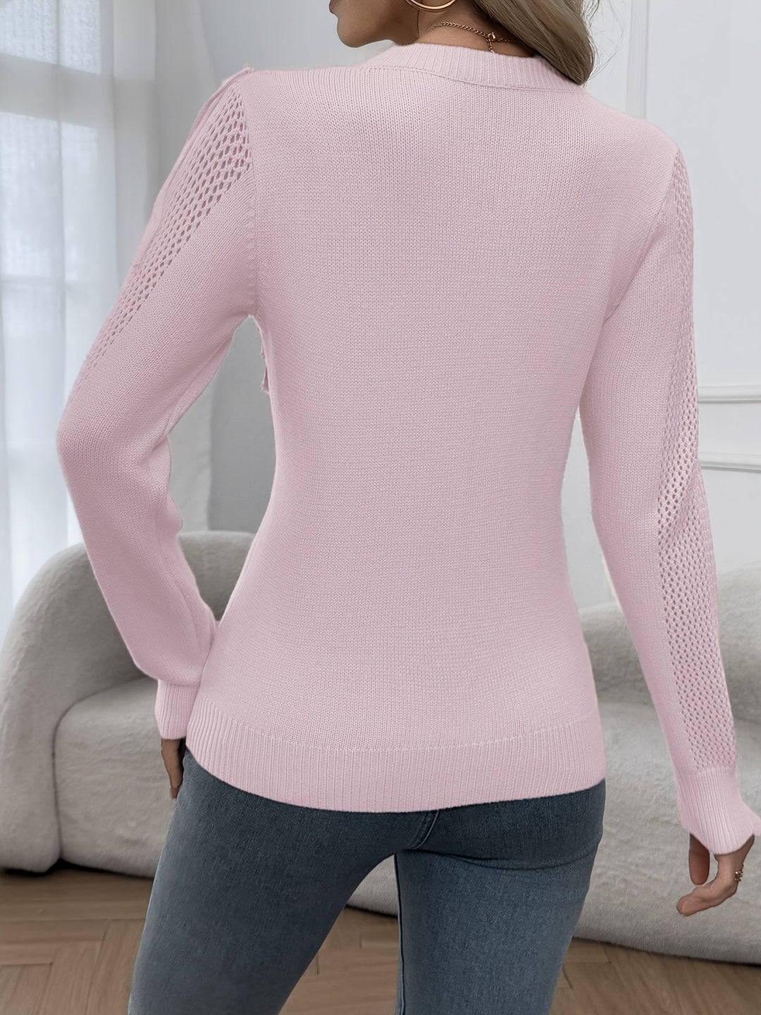 Thindra - Jersey Con Flecos y Manga Larga