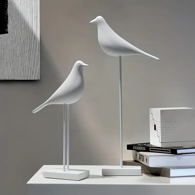 PerchForm - Esculturas Decorativas Minimalistas De Pájaros Con Soporte