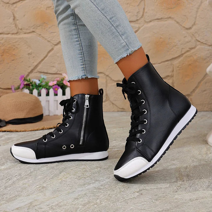 Theofani - Botines Con Cremallera Transpirables
