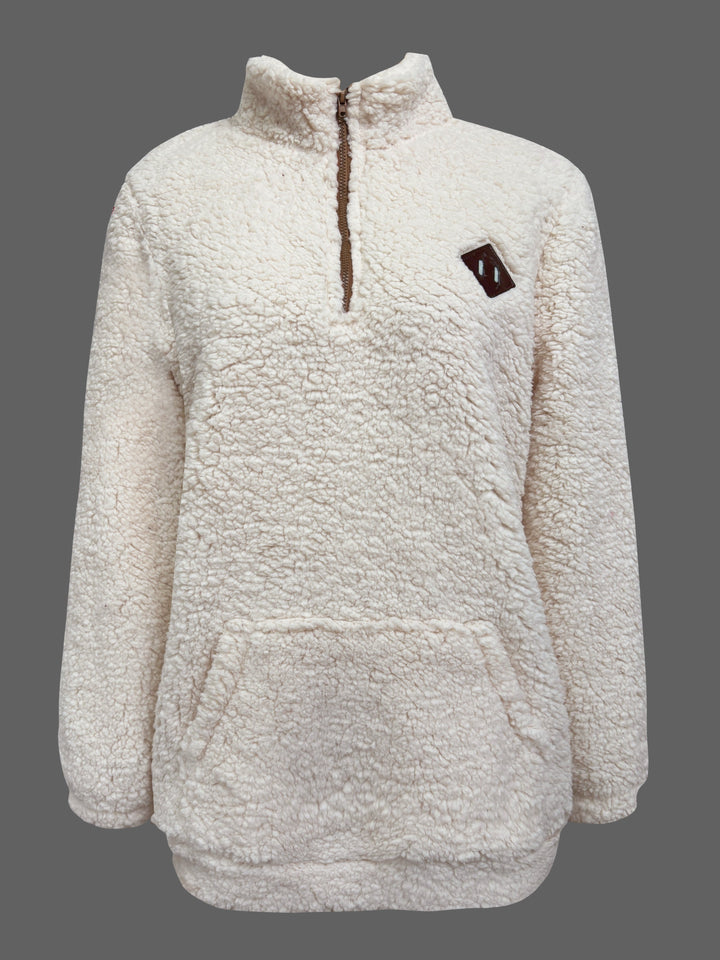 Willemien - Sudadera De Manga Larga Con Cremallera y Forro Polar