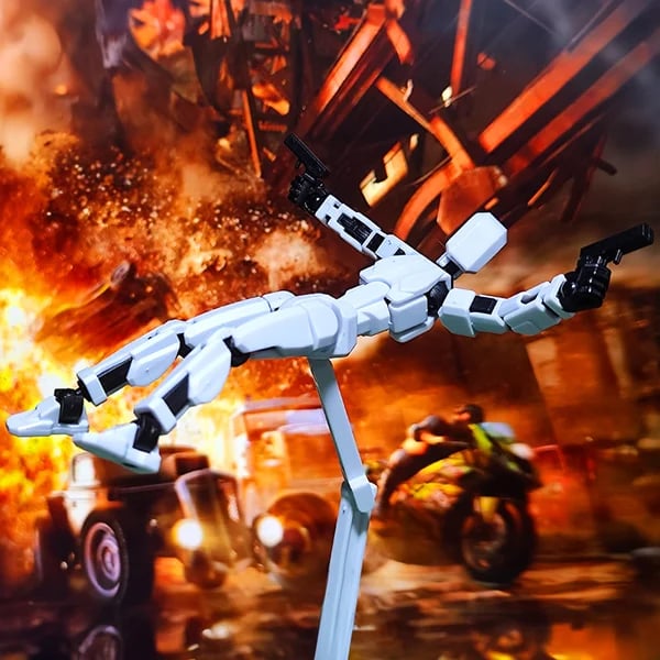 MagnaPlay - Set de Figuras de Acción Magnéticas