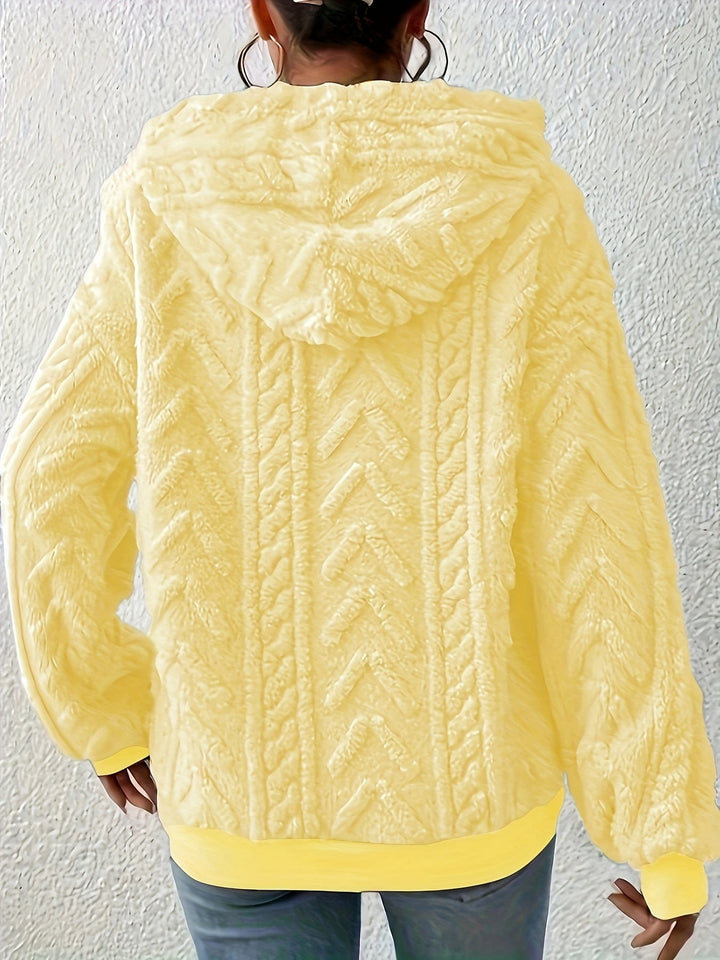 Andrine - Manga Larga Con Capucha Chaqueta