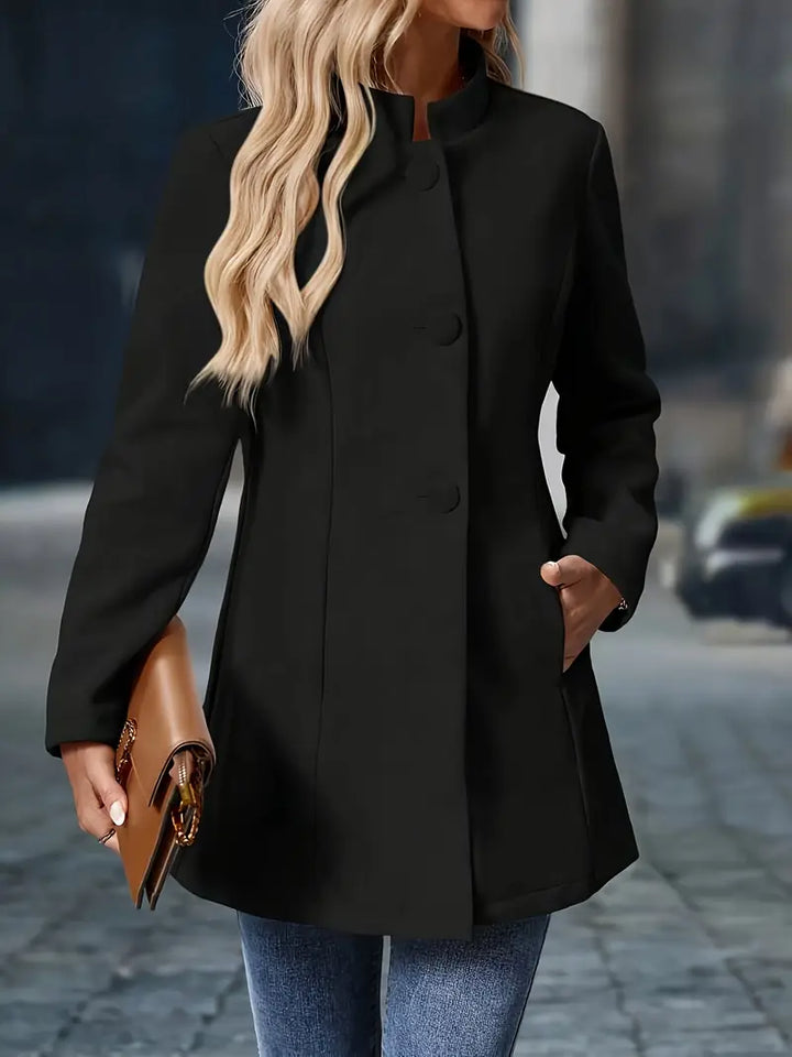 Enrietta - Blazer Elegante De Botonadura Sencilla