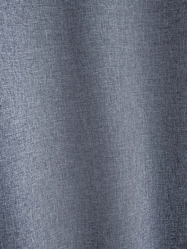 Elliott - Elegante Manga Corta Camisa Con Cuello Alto