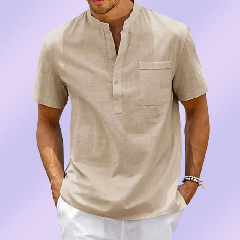 Vicent - Camiseta Elegante De Linen