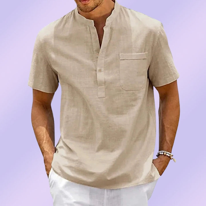 Vicent - Camiseta Elegante De Linen