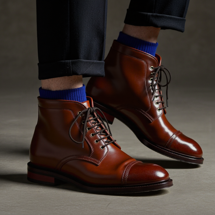 Baggott - Elegante Bota De Cuero