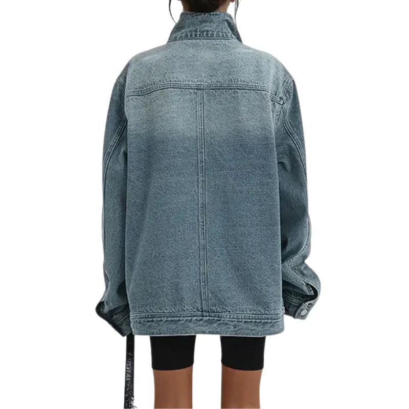 Estera - Chaqueta Vaquera Asimétrica