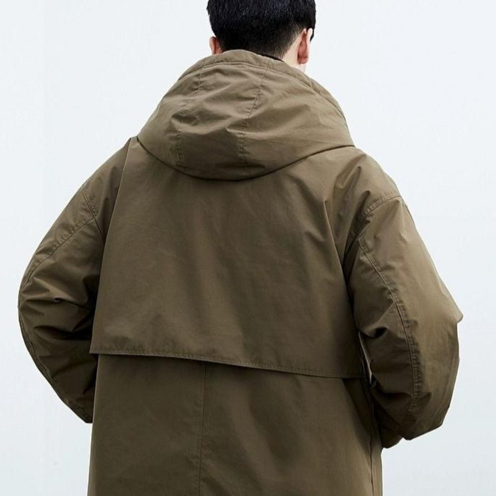 Broman - Chaqueta Impermeable Con Capucha y Bolsillos