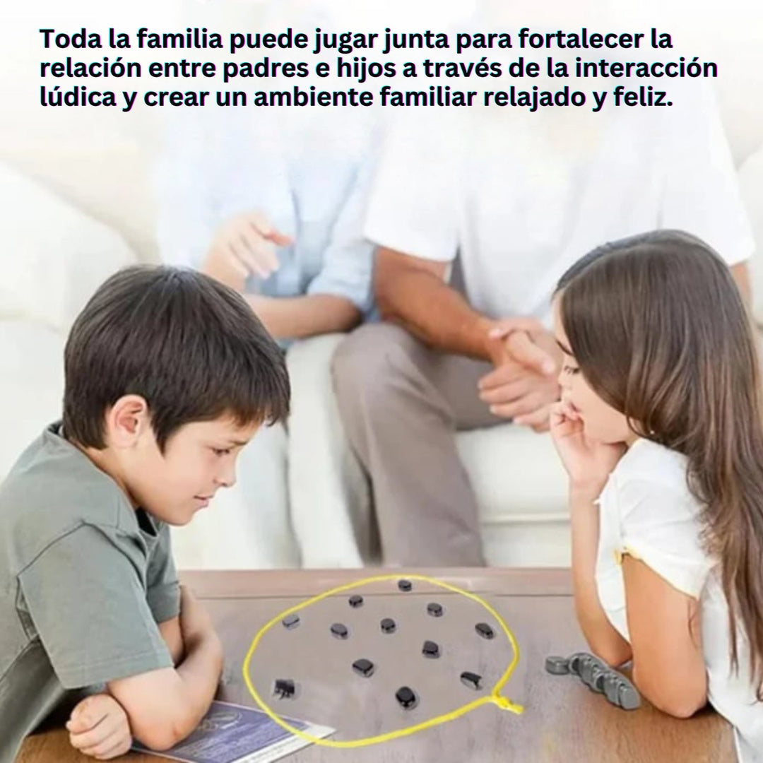 MindSpark - Juego De Ajedrez Magnético Divertido Juego De Estrategia Para Niños y Familias