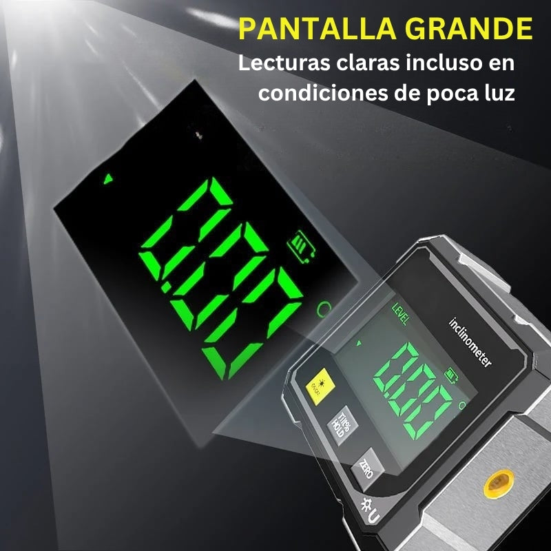 MagPro - Transportador Digital Magnético De 4 Lados Con Láser