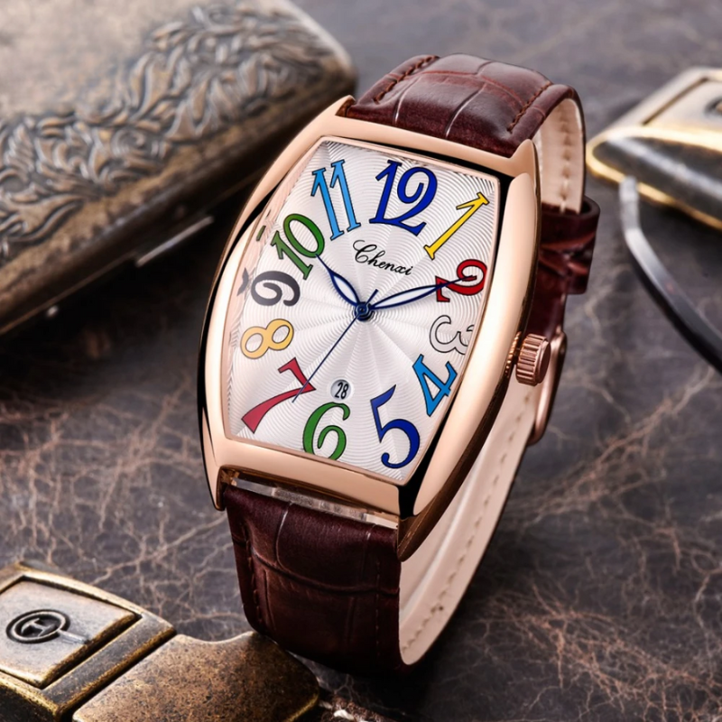 Simond - Un Reloj Elegante Con Correa De Piel