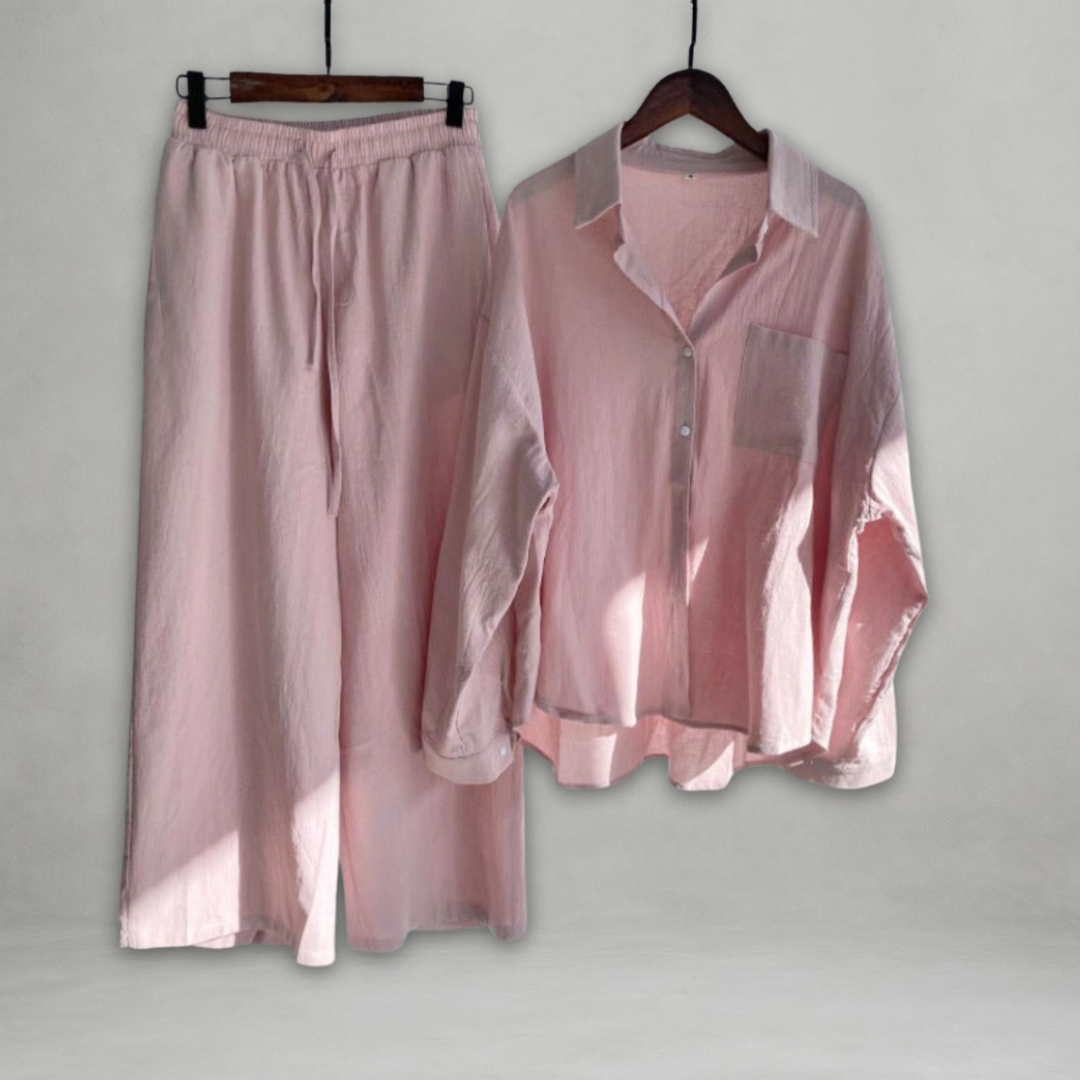 Ottavia - Elegante Conjunto De Dos Piezas Para Verano