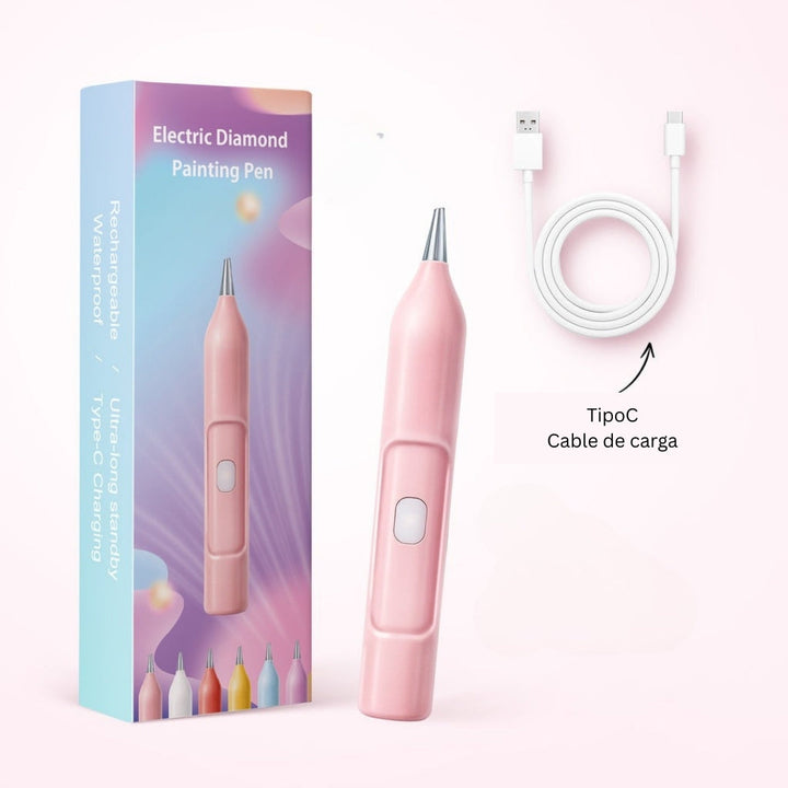 DazzleDot - Diamante Eléctrico Rotulador de Pintura 6 Colores