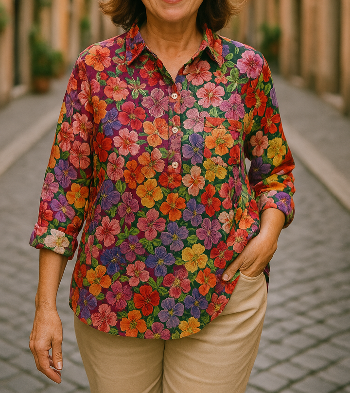 Petra - Blusa Floral Informal