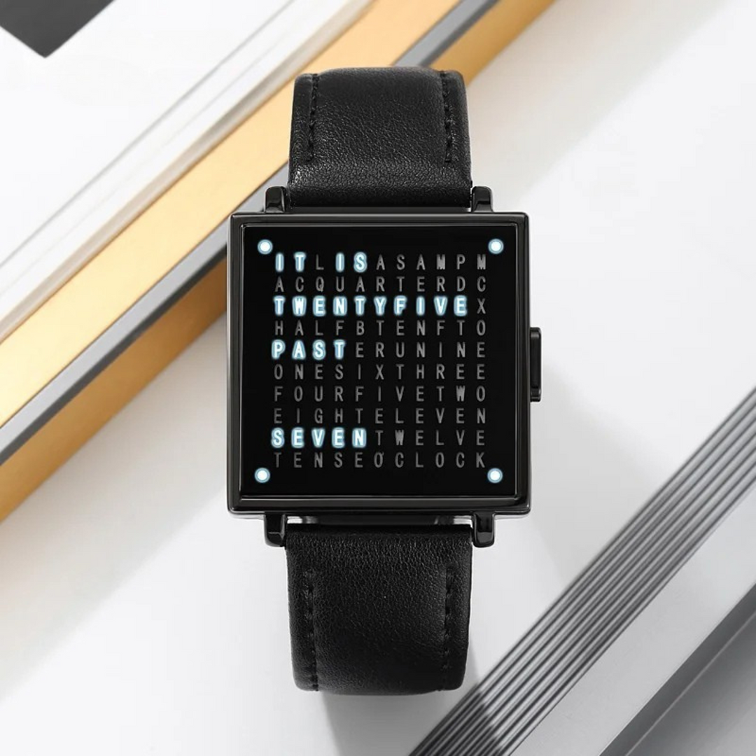 WordTime - Reloj Con Pantalla Digital Matrix