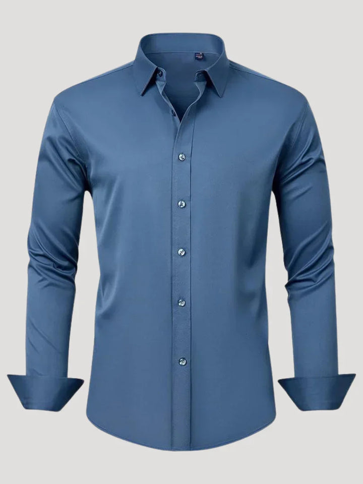 Bordon - Camisa Elástica Sin Planchar Con Botones